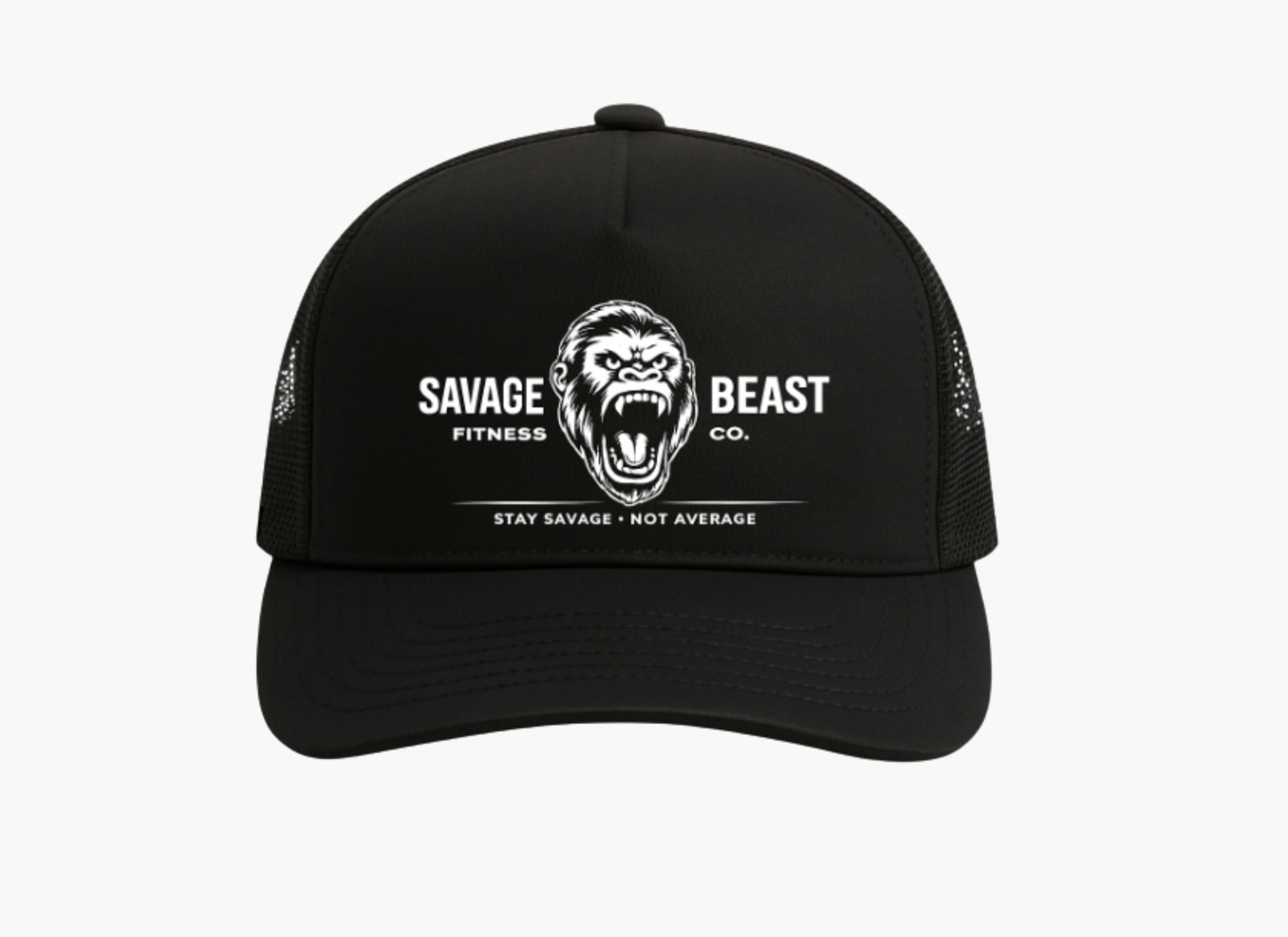 Men’s Trucker Hat | Snapback Gym Hat – Gorilla Logo | Savage Beast (Memorial Day Sale)