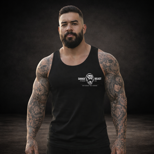 Men’s Gym Tank Top | Workout Tank – Iron Is My Therapy | Savage Beast (Memorial Day Sale)