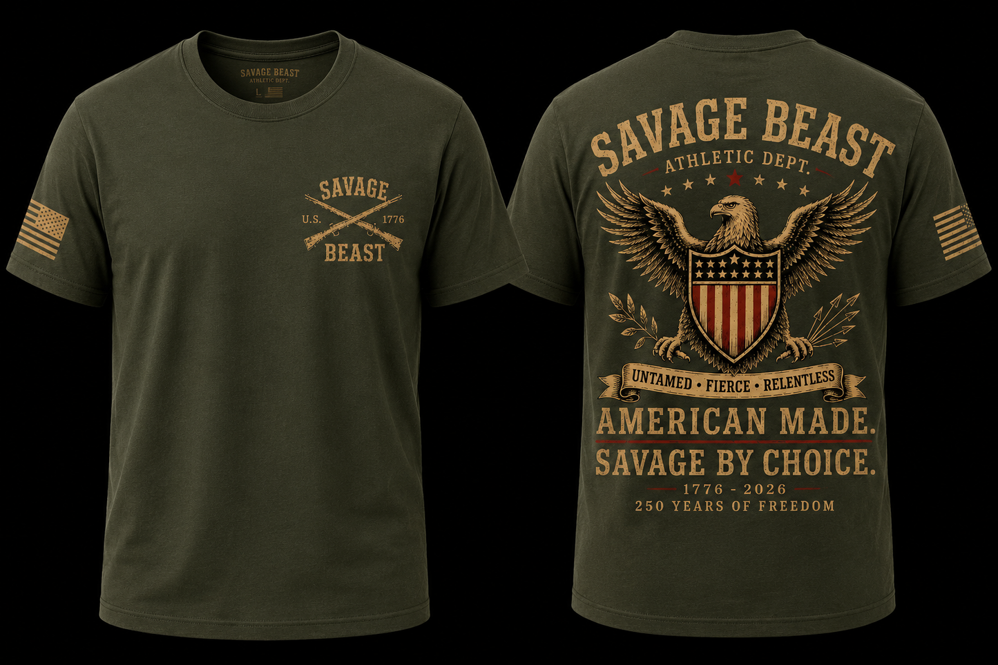 250 Years of Freedom Tee-Freedom Isn't Free Edition