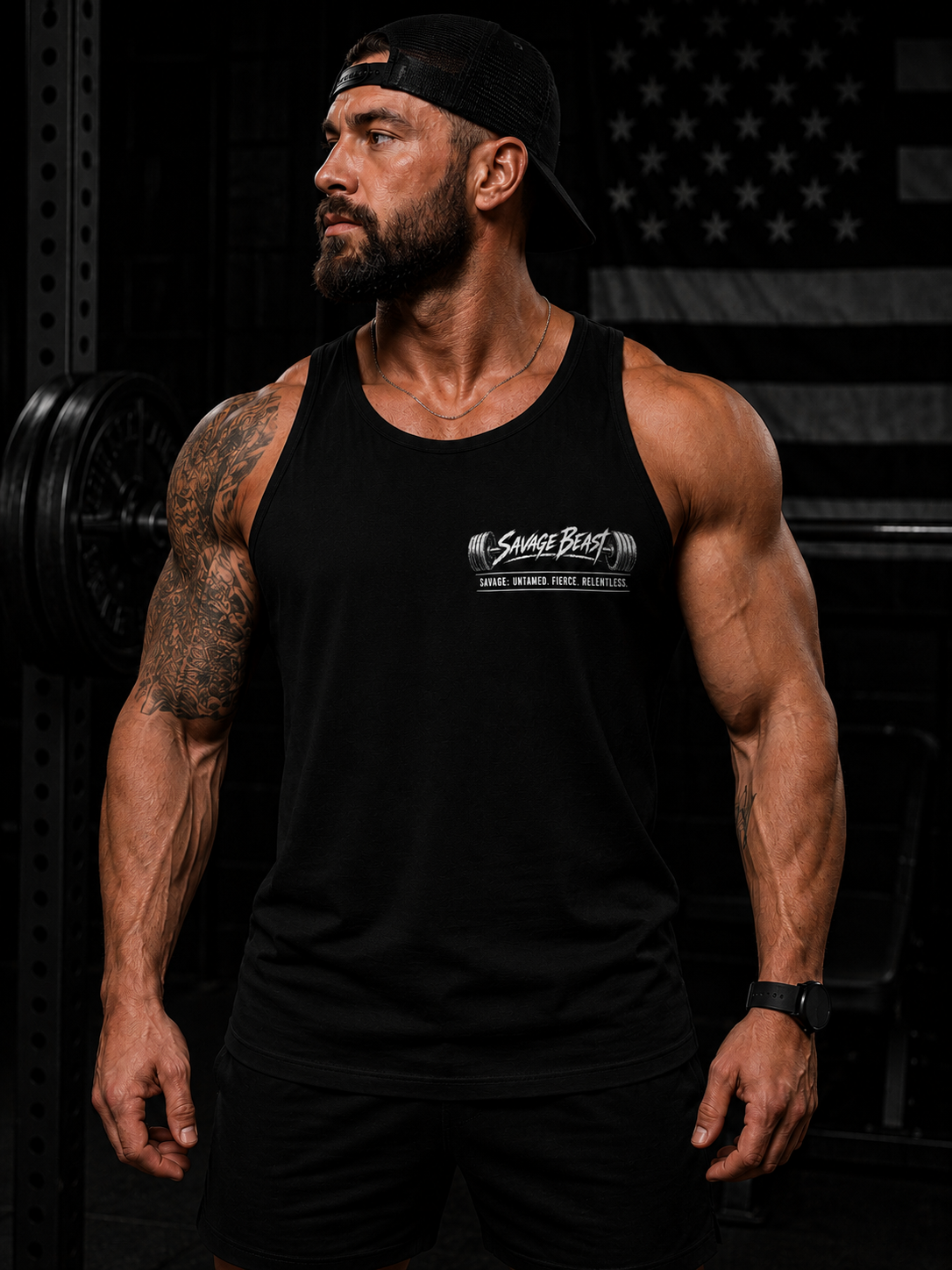 If Life Gets Heavy, Bench Press That Sh*t Tank Top | Savage Beast Fitness