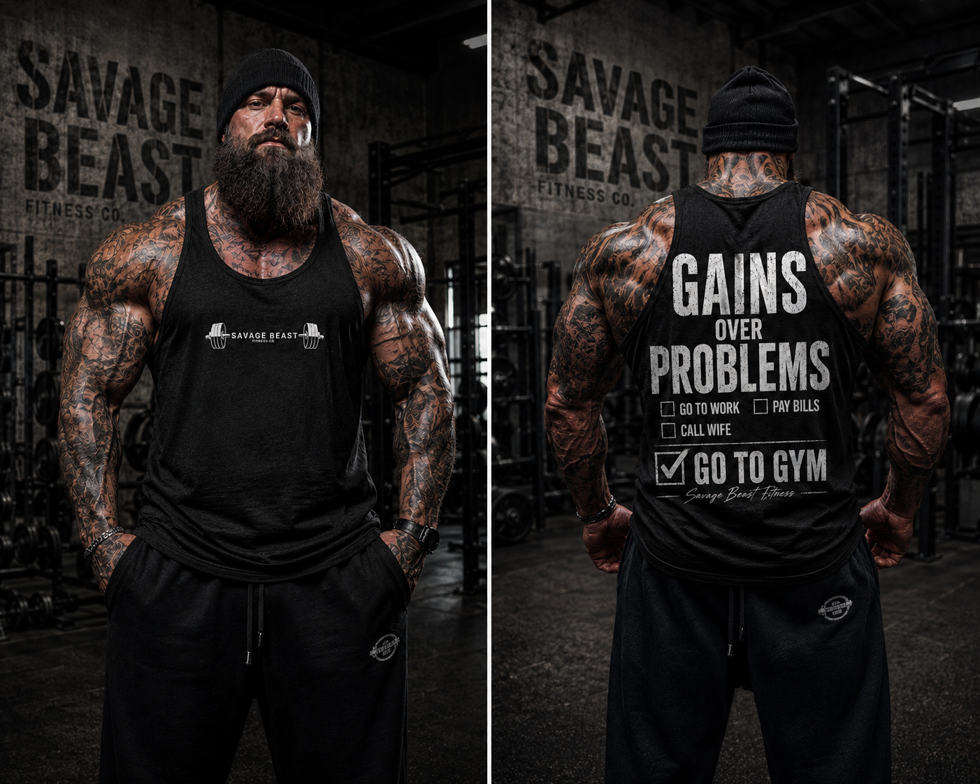 he “Gains Over Problems” Tank (Memorial Day Sale)