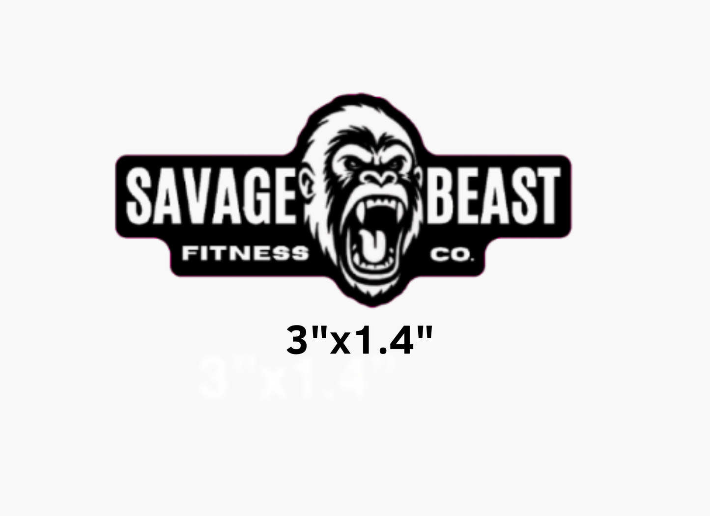 Gym Stickers Pack | Motivational Fitness Stickers – Savage Beast