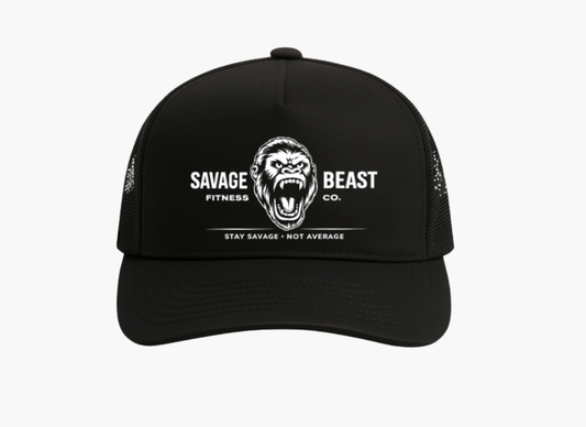 Men’s Trucker Hat | Snapback Gym Hat – Gorilla Logo | Savage Beast (Memorial Day Sale)
