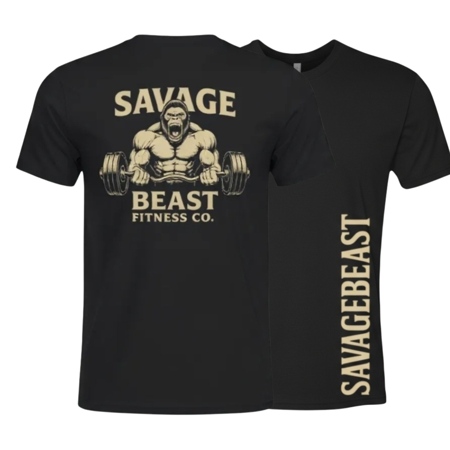 Men’s Gym T-Shirt | Gorilla Graphic Workout Tee – Savage Beast