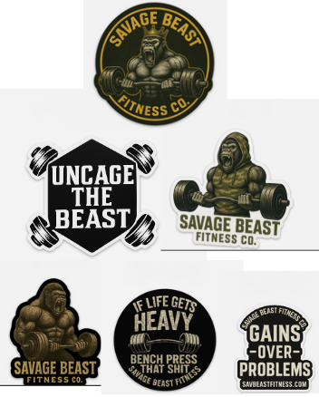 Savage Beast Sticker Pack – “Uncage the Beast” Series get all at one price!